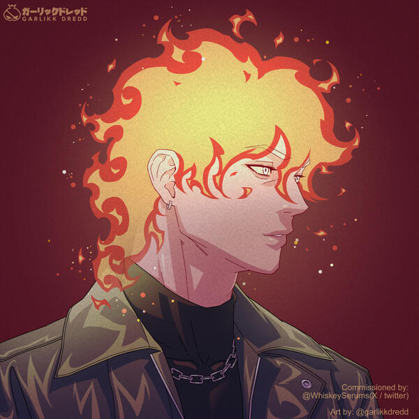 Flame Guy Headshot OC
